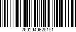 Código de barras (EAN, GTIN, SKU, ISBN): '7892940628191'
