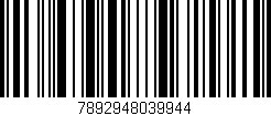 Código de barras (EAN, GTIN, SKU, ISBN): '7892948039944'