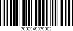 Código de barras (EAN, GTIN, SKU, ISBN): '7892949079802'