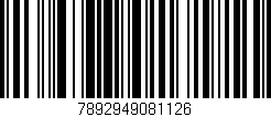 Código de barras (EAN, GTIN, SKU, ISBN): '7892949081126'