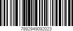 Código de barras (EAN, GTIN, SKU, ISBN): '7892949092023'