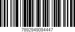 Código de barras (EAN, GTIN, SKU, ISBN): '7892949094447'