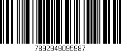 Código de barras (EAN, GTIN, SKU, ISBN): '7892949095987'