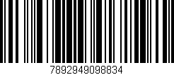 Código de barras (EAN, GTIN, SKU, ISBN): '7892949098834'
