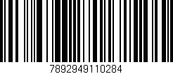 Código de barras (EAN, GTIN, SKU, ISBN): '7892949110284'