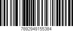 Código de barras (EAN, GTIN, SKU, ISBN): '7892949155384'