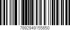 Código de barras (EAN, GTIN, SKU, ISBN): '7892949155650'