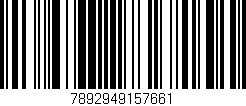 Código de barras (EAN, GTIN, SKU, ISBN): '7892949157661'