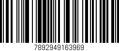 Código de barras (EAN, GTIN, SKU, ISBN): '7892949163969'