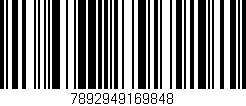 Código de barras (EAN, GTIN, SKU, ISBN): '7892949169848'
