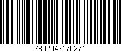 Código de barras (EAN, GTIN, SKU, ISBN): '7892949170271'