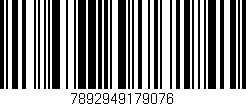 Código de barras (EAN, GTIN, SKU, ISBN): '7892949179076'