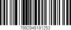 Código de barras (EAN, GTIN, SKU, ISBN): '7892949181253'