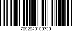 Código de barras (EAN, GTIN, SKU, ISBN): '7892949183738'