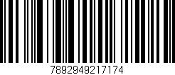Código de barras (EAN, GTIN, SKU, ISBN): '7892949217174'