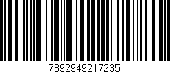 Código de barras (EAN, GTIN, SKU, ISBN): '7892949217235'