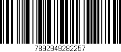 Código de barras (EAN, GTIN, SKU, ISBN): '7892949282257'