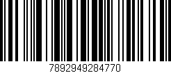 Código de barras (EAN, GTIN, SKU, ISBN): '7892949284770'