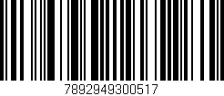 Código de barras (EAN, GTIN, SKU, ISBN): '7892949300517'