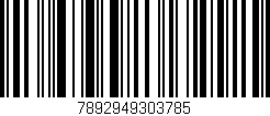 Código de barras (EAN, GTIN, SKU, ISBN): '7892949303785'