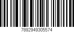 Código de barras (EAN, GTIN, SKU, ISBN): '7892949305574'