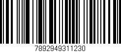 Código de barras (EAN, GTIN, SKU, ISBN): '7892949311230'