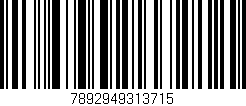 Código de barras (EAN, GTIN, SKU, ISBN): '7892949313715'
