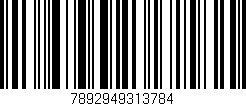 Código de barras (EAN, GTIN, SKU, ISBN): '7892949313784'