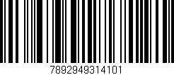 Código de barras (EAN, GTIN, SKU, ISBN): '7892949314101'