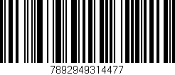Código de barras (EAN, GTIN, SKU, ISBN): '7892949314477'