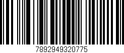 Código de barras (EAN, GTIN, SKU, ISBN): '7892949320775'