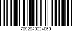 Código de barras (EAN, GTIN, SKU, ISBN): '7892949324063'