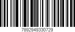 Código de barras (EAN, GTIN, SKU, ISBN): '7892949330729'