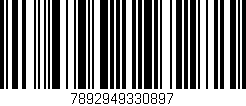 Código de barras (EAN, GTIN, SKU, ISBN): '7892949330897'