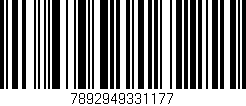 Código de barras (EAN, GTIN, SKU, ISBN): '7892949331177'