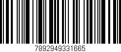 Código de barras (EAN, GTIN, SKU, ISBN): '7892949331665'