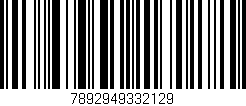 Código de barras (EAN, GTIN, SKU, ISBN): '7892949332129'