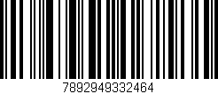 Código de barras (EAN, GTIN, SKU, ISBN): '7892949332464'