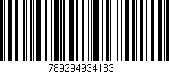 Código de barras (EAN, GTIN, SKU, ISBN): '7892949341831'