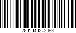 Código de barras (EAN, GTIN, SKU, ISBN): '7892949343958'