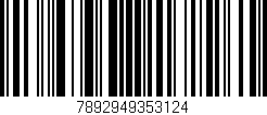 Código de barras (EAN, GTIN, SKU, ISBN): '7892949353124'