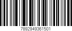 Código de barras (EAN, GTIN, SKU, ISBN): '7892949361501'