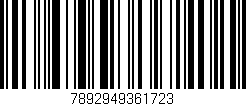 Código de barras (EAN, GTIN, SKU, ISBN): '7892949361723'