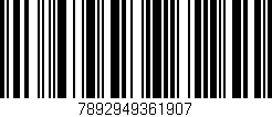 Código de barras (EAN, GTIN, SKU, ISBN): '7892949361907'
