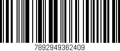 Código de barras (EAN, GTIN, SKU, ISBN): '7892949362409'