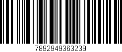 Código de barras (EAN, GTIN, SKU, ISBN): '7892949363239'