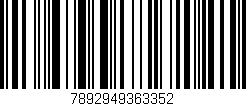 Código de barras (EAN, GTIN, SKU, ISBN): '7892949363352'