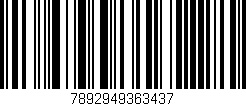 Código de barras (EAN, GTIN, SKU, ISBN): '7892949363437'