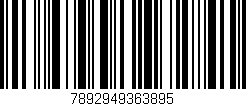 Código de barras (EAN, GTIN, SKU, ISBN): '7892949363895'