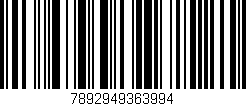 Código de barras (EAN, GTIN, SKU, ISBN): '7892949363994'